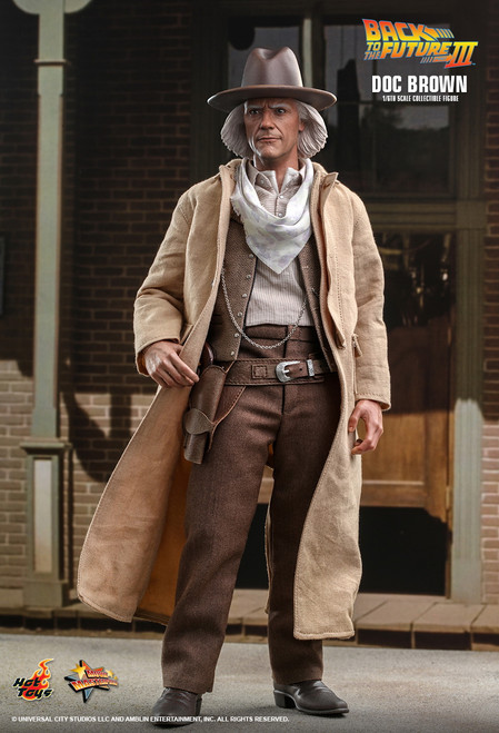 Hot Toys 1/6 Doc Brown BTTF III Action Figure MMS617 2