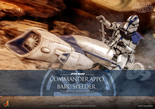 Hot Toys TMS076 Commander Appo with BARC Speeder 3 Hot Toys TMS076 Commander Appo with BARC Speeder 3