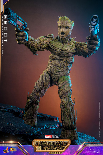 Hot Toys 1/6 Groot Guardians of the Galaxy Vol.3 Action Figure MMS706 2