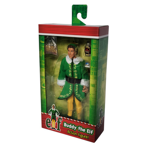 NECA 8" Buddy The Elf Will Ferrell Action Figure 04679 1