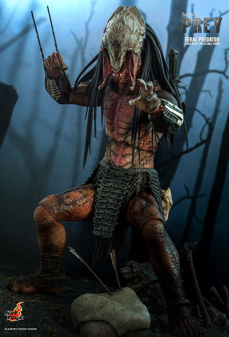 Hot Toys 1/6 TMS114 Feral Predator Action Figure Hulu Prey 1