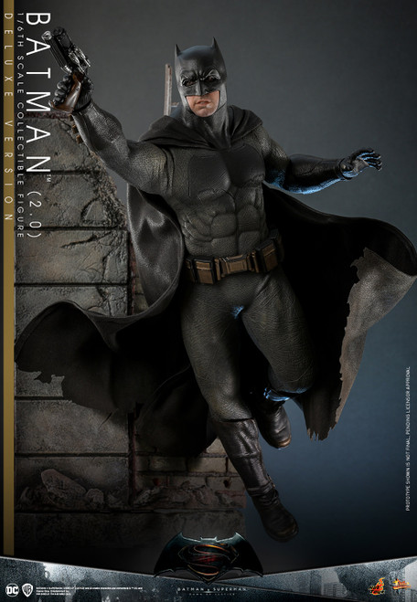 Hot Toys 1/6 MMS732 Dawn of Justice Batman 2.0 Deluxe Action Figure vs Superman 2 Hot Toys 1/6 MMS732 Dawn of Justice Batman 2.0 Deluxe Action Figure vs Superman 2