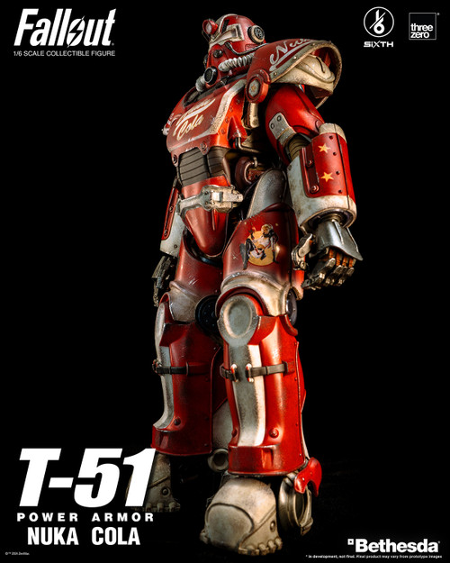 Threezero 1/6 3Z0773 T-51 Nuka Cola Power Armor Action Figure 1