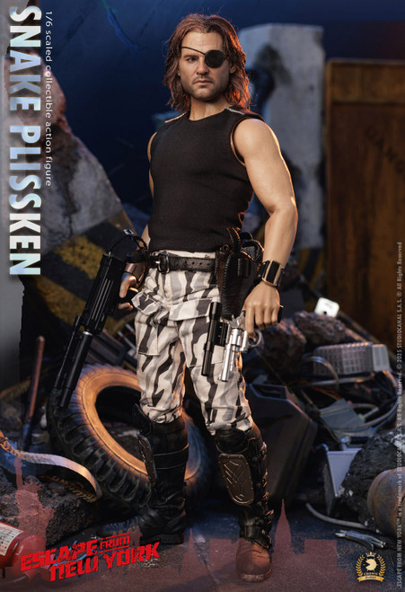 CRW004AH Crown Series Asmus Toys 1/6 Snake Plissken Real Hair Version Action Figure 1
