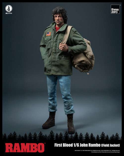 Threezero 1/6 John Rambo (Field Jacket) Action Figure 3Z05530W0 2