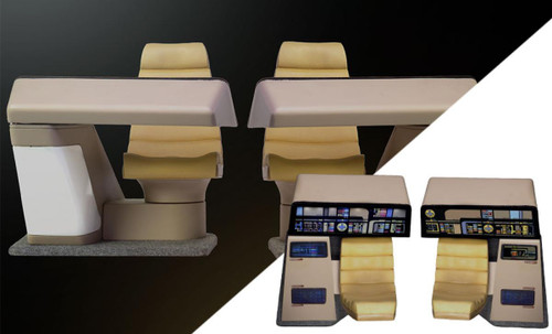 EXO-6 1/6 USS Enterprise-D Bridge Console Set Conn Operations EXO-01-114 9153833 1