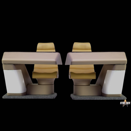 EXO-6 1/6 USS Enterprise-D Bridge Console Set Conn Operations EXO-01-114 9153833 2