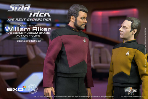 EXO-6 1/6 Commander William Riker Essential Version Action Figure EXO-01-017E  2