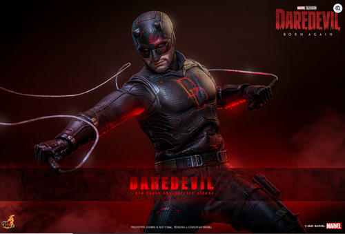 Hot Toys 1/6 Daredevil Born Again S2 Black Suit Action Figure TMS186 915475 1