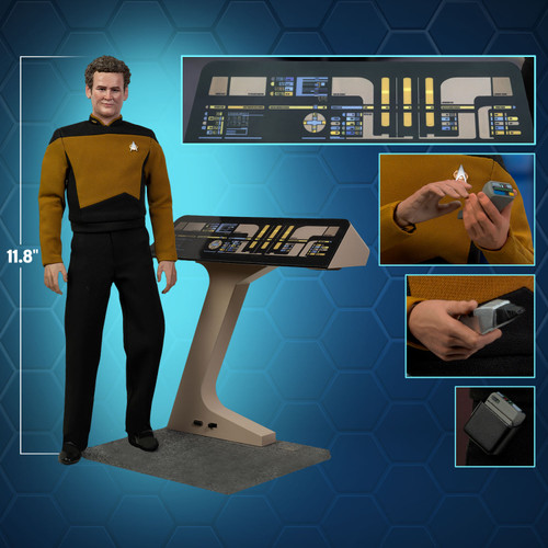 EXO-6 1/6 Chief Miles O'Brien with Transporter Action Figure EXO-01-018 9157092 2