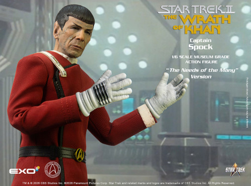 EXO-6  1/6 Captain Spock Needs of the Many Version Action Figure EXO-01-030S 9114732  1
