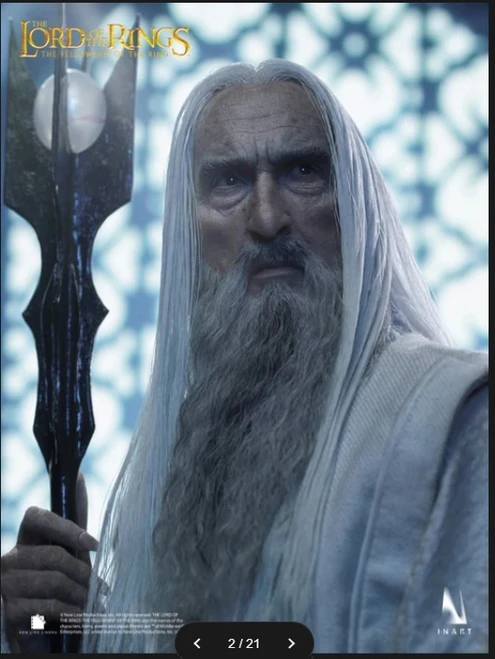 INART 1/6 Lord of the Rings Fellowship of the Ring Saruman Action Figure AG A041 2