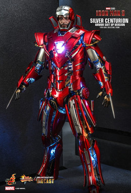 TITAN Centurion パワースーツ　サイズ32 （赤6） Hot Toys 1/6 Silver Centurion Armor Suit Up