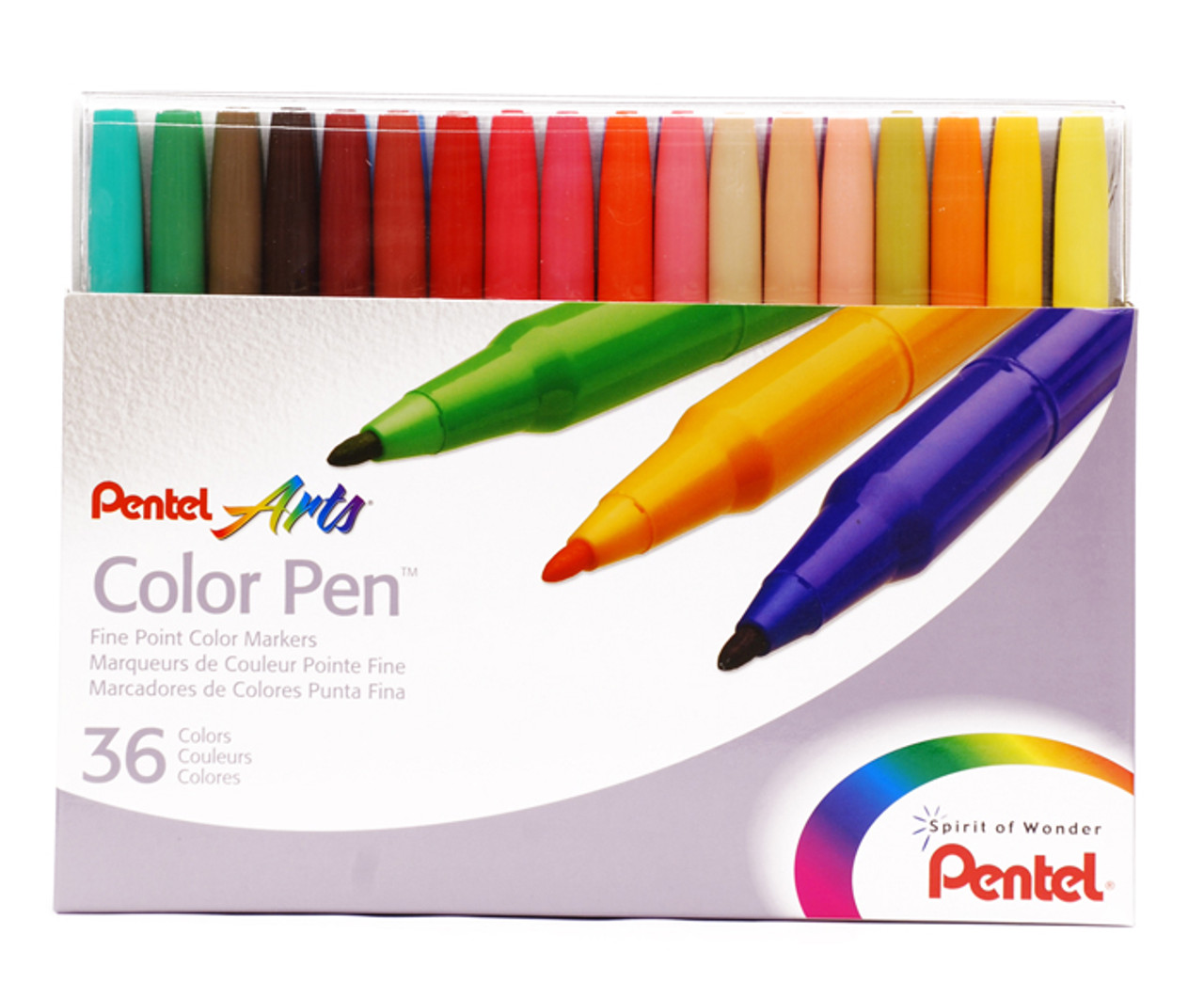 pentel arts color pen 36