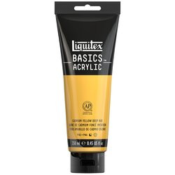 373557, Liquitex Basics, Cadmium Yellow Deep Hue, 8.45oz.
