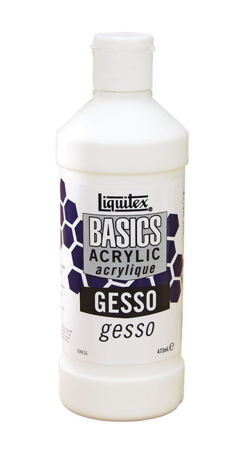 372264, Liquitex Basics Gesso, 16oz.