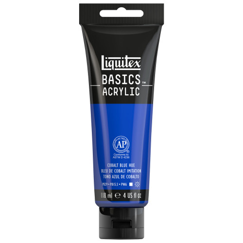 372241, Liquitex Basics, Cobalt Blue, 4oz.