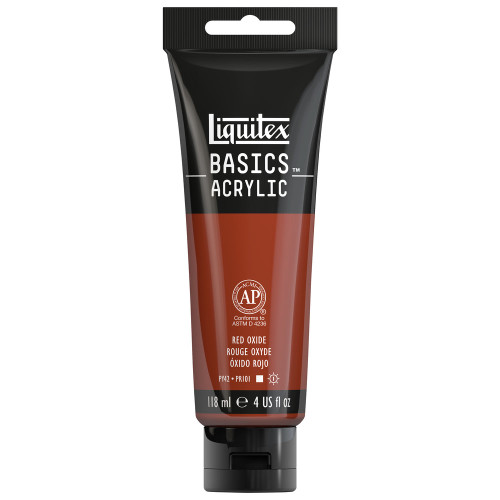 372250, Liquitex Basics, Red Oxide, 4oz.