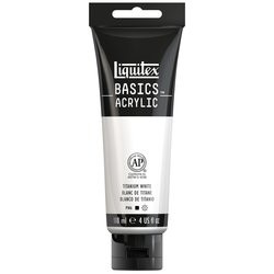 372251, Liquitex Basics, Titanium White, 4oz.