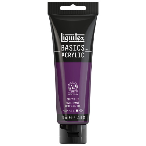 372254, Liquitex Basics, Deep Violet, 4oz.