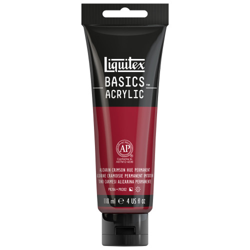 372255, Liquitex Basics, Alizarin Crimson Hue Permanent, 4oz.