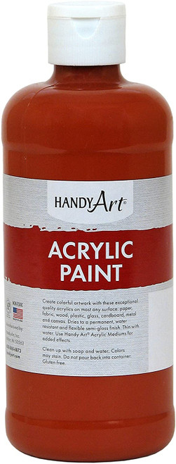 376023, Handy Art Acrylic, Venetian Red, 16oz.
