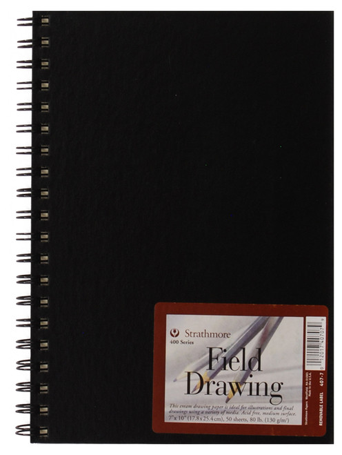 341670, Strathmore Field Drawing, 7" x 10" Cream