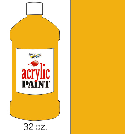376139, Handy Art Acrylic, Raw Sienna, 32oz.