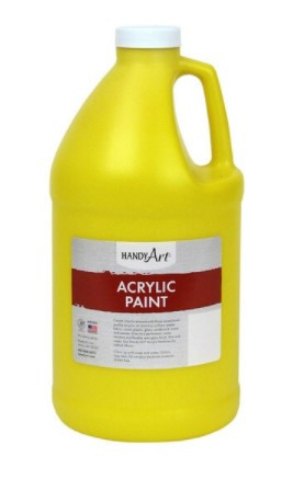 376042, Handy Art Acrylic, Chrome Yellow, 64oz.