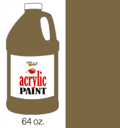 376059, Handy Art Acrylic, Raw Umber, 64oz.