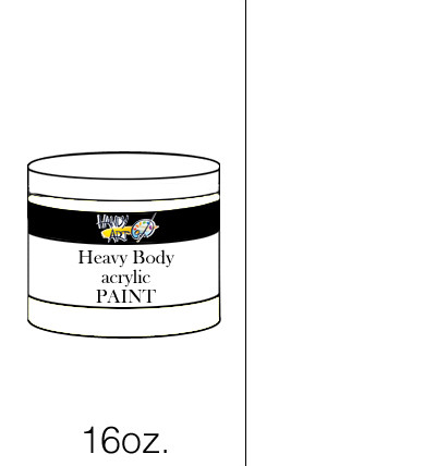 383100, Handy Art Heavy Body Acrylic, Titanium White, 16oz.