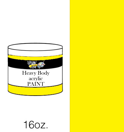 383130, Handy Art Heavy Body Acrylic, Primary Yellow, 16oz.