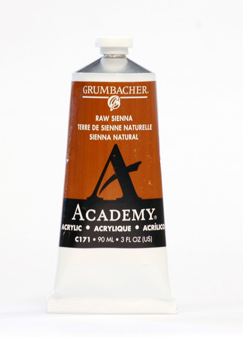 373515, Grumbacher Academy Acrylics, Raw Sienna, 90ml.