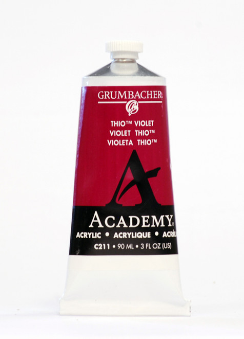 373520, Grumbacher Academy Acrylics, Thio Violet, 90ml.