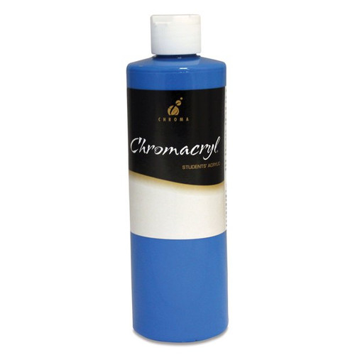 372801, Chromacryl School Acrylic, Cobalt Blue, 16oz.