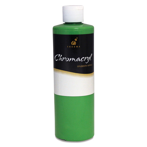 372807, Chromacryl School Acrylic, Light Green, 16oz.