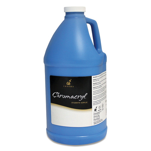 372902, Chromacryl School Acrylic, Cool Blue, 64oz.