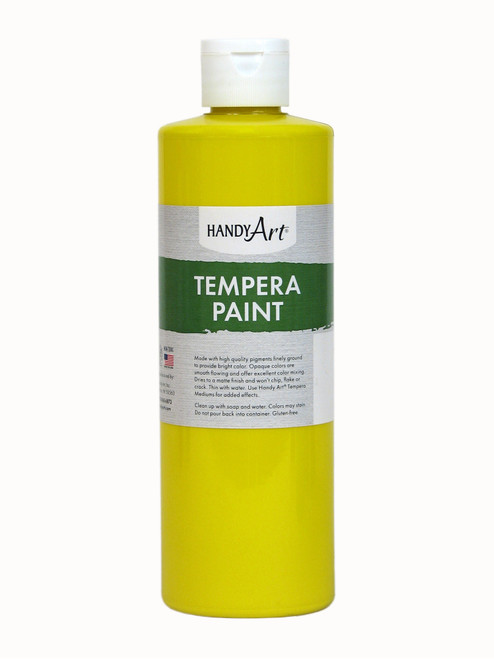 381002, Handy Art Tempera, Yellow, 16oz.