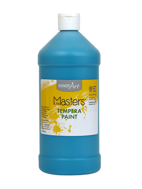 380492, Handy Art Little Masters Tempera, Turquoise, 32oz.