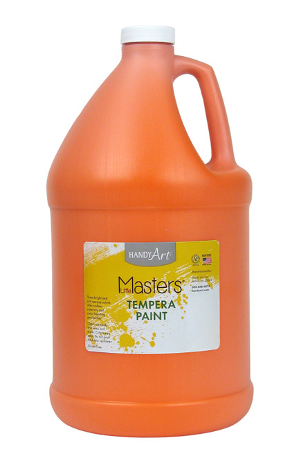 380503, Handy Art Little Masters Tempera, Orange, 128oz.