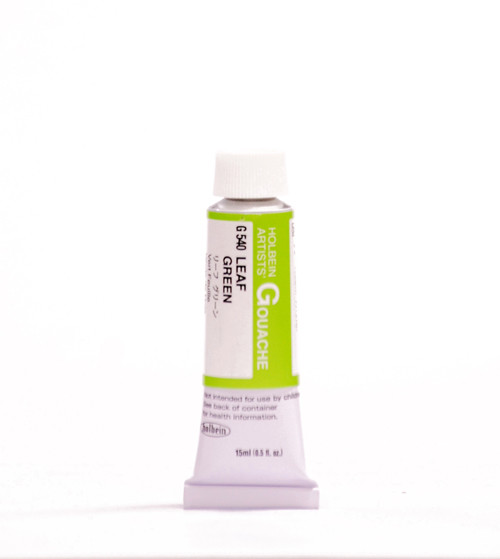 375714, Holbein Designer Gouache, Leaf Green, 15ml.