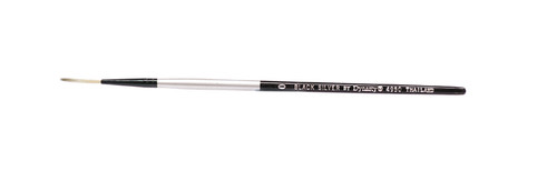 407008, Black Silver Watercolor Brush, Long Liner, #0
