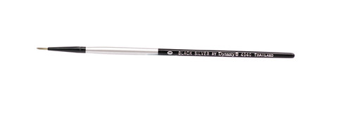407003, Black Silver Watercolor Brush, Short Liner #0