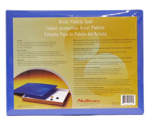 419090, Masterson Artist Palette Seal, 16"x12"