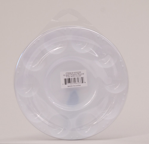 419313, Round 10 Well Tray with Cover, 6 7/8"dia.
