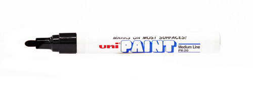 438030, Uni-Paint Marker, Medium Tip, Black
