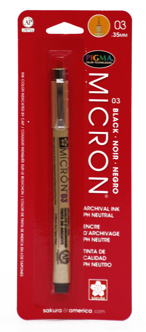432008, Pigma Micron Pen, Black, 03