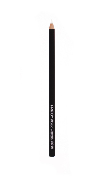 447088, Primo Euro Blend Charcoal Pencil, White, dozen