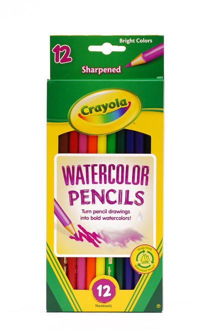446506, Crayola Watercolor Pencils, 12 color Set