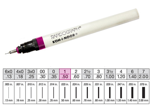 509006, Rapidiograph Technical Pen, 1